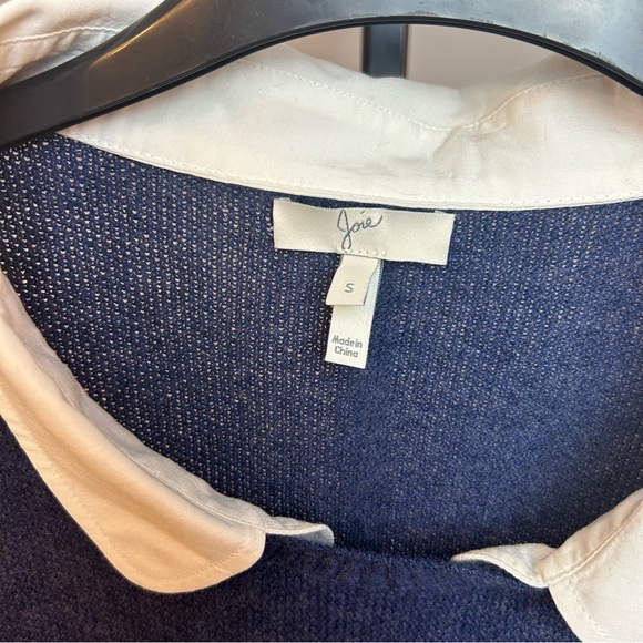 Joie Wool and Cashmere Sweater With Attached Collar and Sleeve - Picture 4 of 5